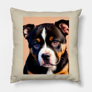 Pitweiler Puppy 04 Pillow