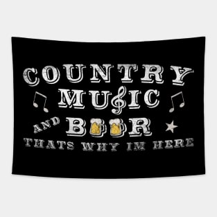 Country Music And Beer Tapestry