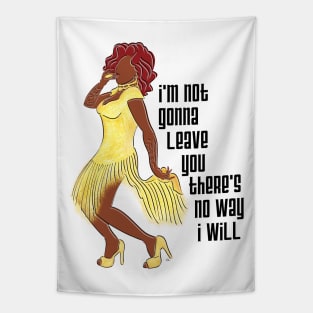 Chi Chi DeVayne (White Background) Tapestry