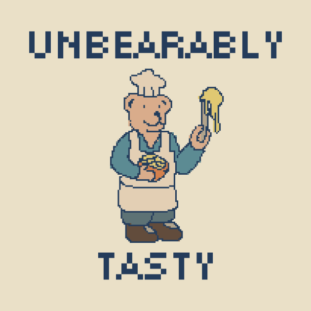 Unbearably Tasty - 8bit Pixelart by pxlboy