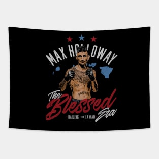 Max Holloway The Blessed Hawaii Tapestry