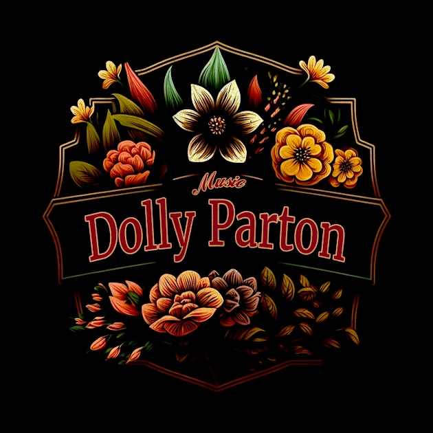 Dolly Parton Flower Vintage by Itulah Cinta