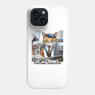 Purrsonal Bookkeeper Phone Case