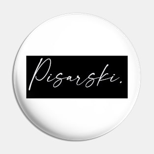 Pisarski Name, Pisarski Birthday Pin