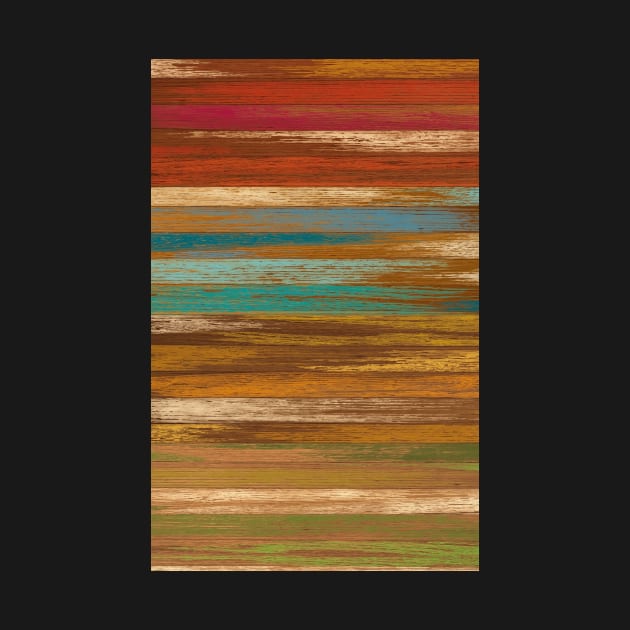 WOOD PANEL MULTICOLOR by KinguOmega