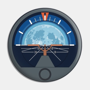 Attitude Indicator Moonrise Pin