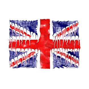 British Distressed Union Jack Flag T-Shirt