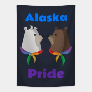 Alaska Pride Bears Tapestry