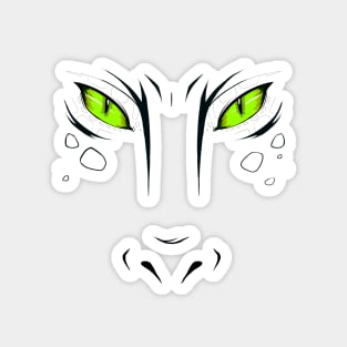 Green Dragon Eyes Magnet