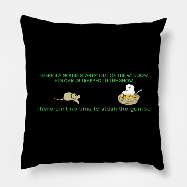 Gumbo Phish lyrics Pillow by Abide the Flow