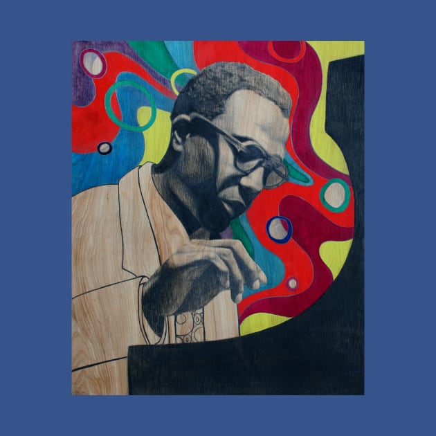 Thelonious Monk "An Authoritative Voice" by todd_stahl_art