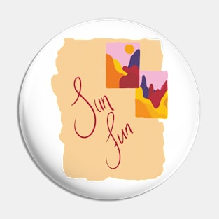 Sun Fun Pin