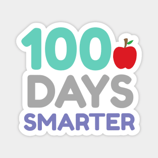 100 Days Smarter - 100 Days Of School Magnet