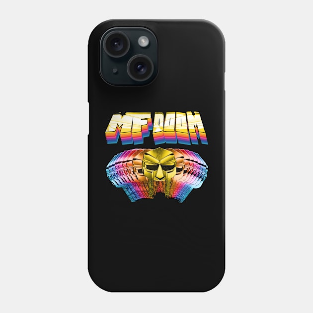 retro mf doom mask Phone Case by Xela Wilma