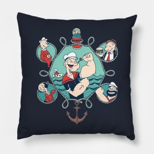 Popeye circles Pillow