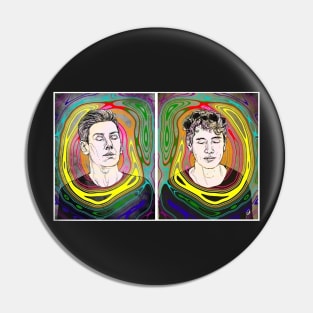 Dan & Phil - Pride portraits Pin