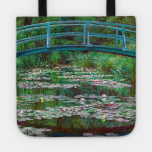 High Resolution Monet - The Japanese Footbridge Tote