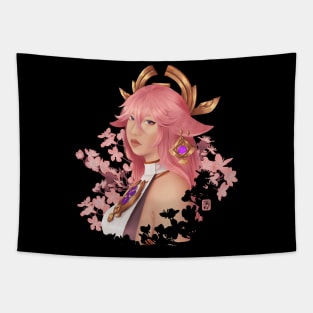 Yae Miko, Genshin Impact Tapestry