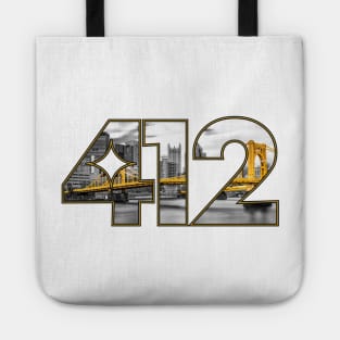 412 - Pittsburgh Skyline Tote