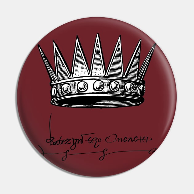 Catherine Parr Crown and Signature Pin by Pixelchicken