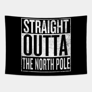 Straight Outta The North Pole Tapestry