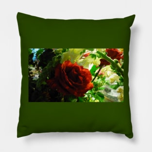 Beautiful Red Rose Pillow