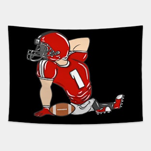 Rugby American Football Sport USA Gridiron Football Gift Tapestry