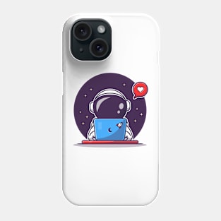 astronaut is asking for a like Phone Case