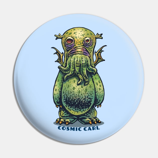 Cosmic Carl Pin by ChetArt