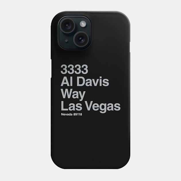 Las Vegas Raiders Football Stadium Phone Case by Venue Pin