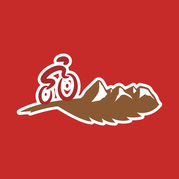 Mountain biker sticker vector logo design. Mountain bike sticker logo template gear and cyclist. by AlviStudio