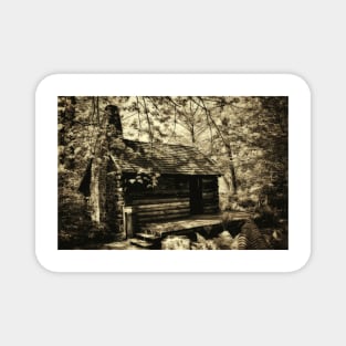 Pioneer Days - Log Cabin Magnet
