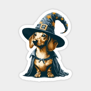 English Cream Dachshund Wizard Magnet