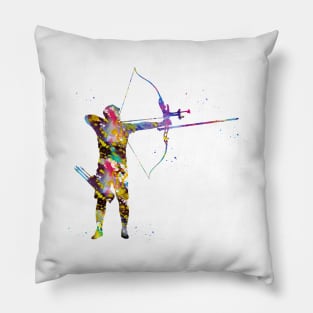 Man Archer Pillow