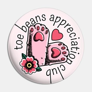 toe beans appreciation club Pin