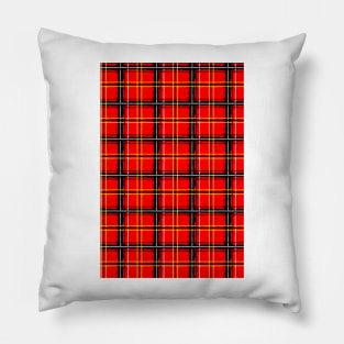 grunge plaid Pillow