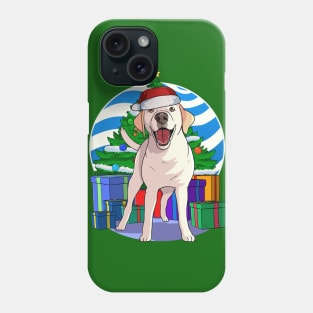 Labrador Retriever Dog Cute Santa Christmas Gift Phone Case