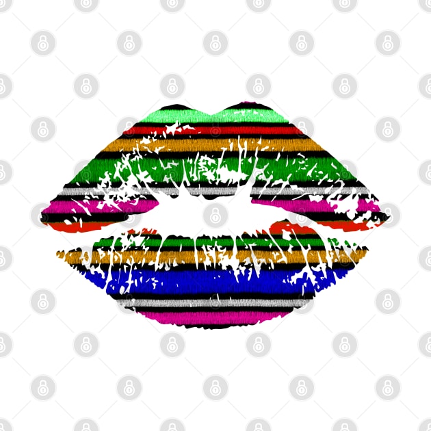 Serape Lips by Satic