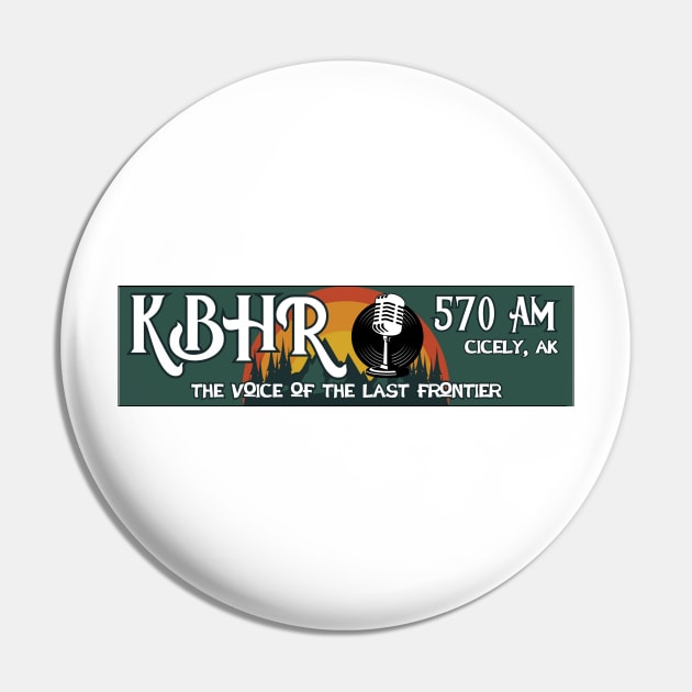 KBHR Green Bumper Sticker Pin by Ironymaiden 