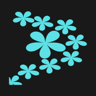 Blue flowers T-Shirt