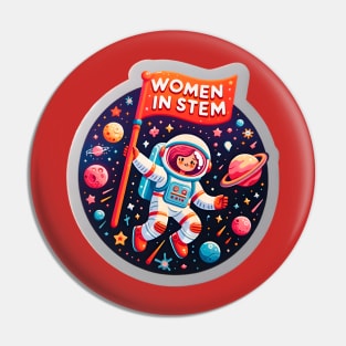 Space-Bound Scholar: Women in STEM Inspiration Astronaut Pin