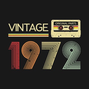 Vintage 1973 Cassette Tape 51st Birthday Gift T-Shirt