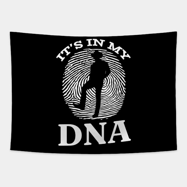 Line Dancing It`s In My DNA I Country I Line Dance Tapestry by Shirtjaeger