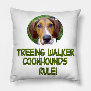 Treeing Walker Coonhounds Rule! Pillow