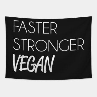 faster, stronger, vegan Tapestry