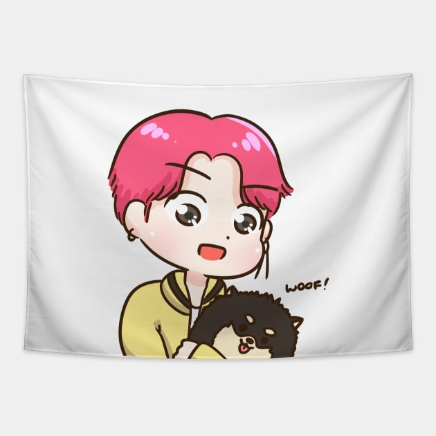 Jungkook & Yeontan Tapestry by Oricca