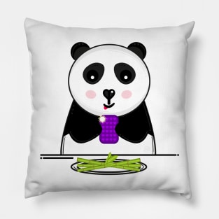 Panda Food Pillow