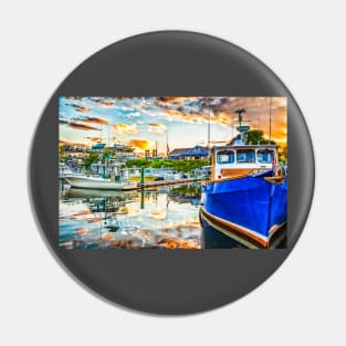 Falmouth Harbor Cape Cod Pin