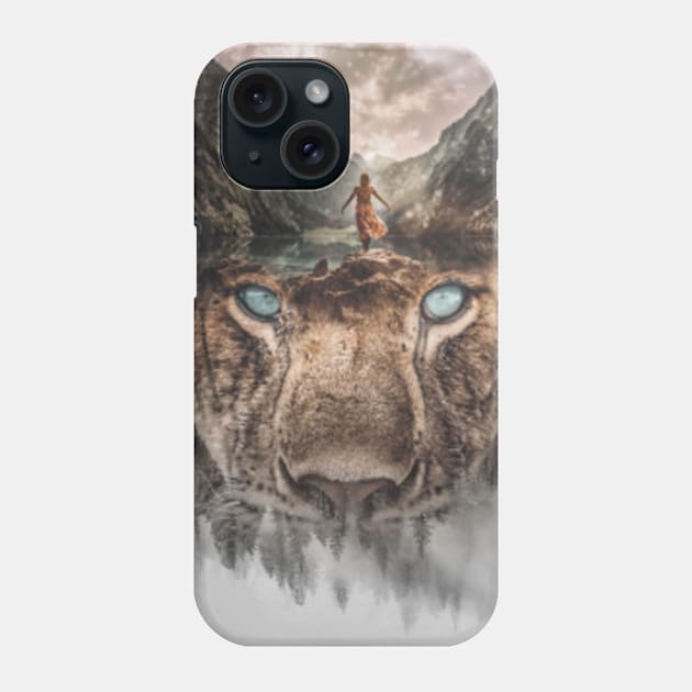 Soul Reflection Phone Case by fndesignart