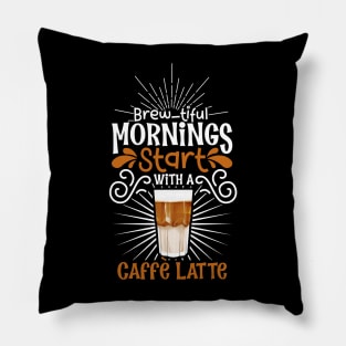 Brewtiful morning with Caffè Latte Pillow